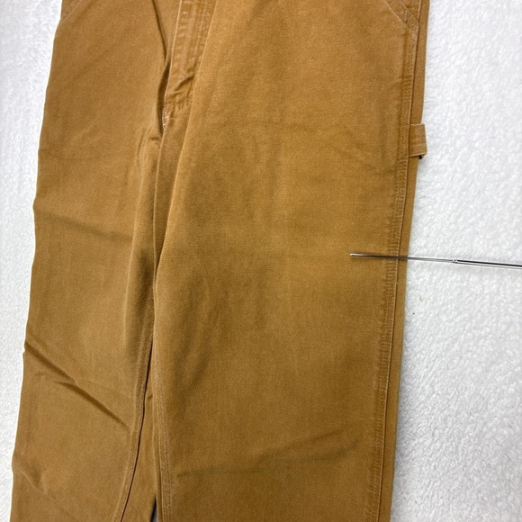 Carhartt B11 Washed Duck Work Pants Brown 33x36 Canvas Carpenter USA NOS NWT